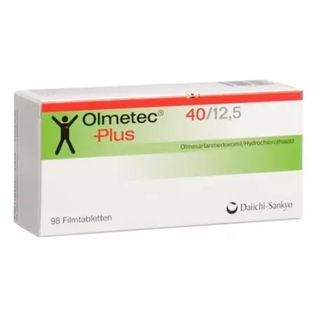 Olmetec Plus 40/12.5 98 filmtablets Olmetec Plus 40/12.5 98 filmtablets