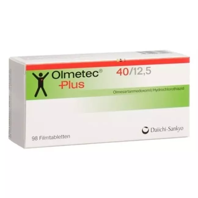 Olmetec Plus 40/12.5 98 filmtablets Olmetec Plus 40/12.5 98 filmtablets