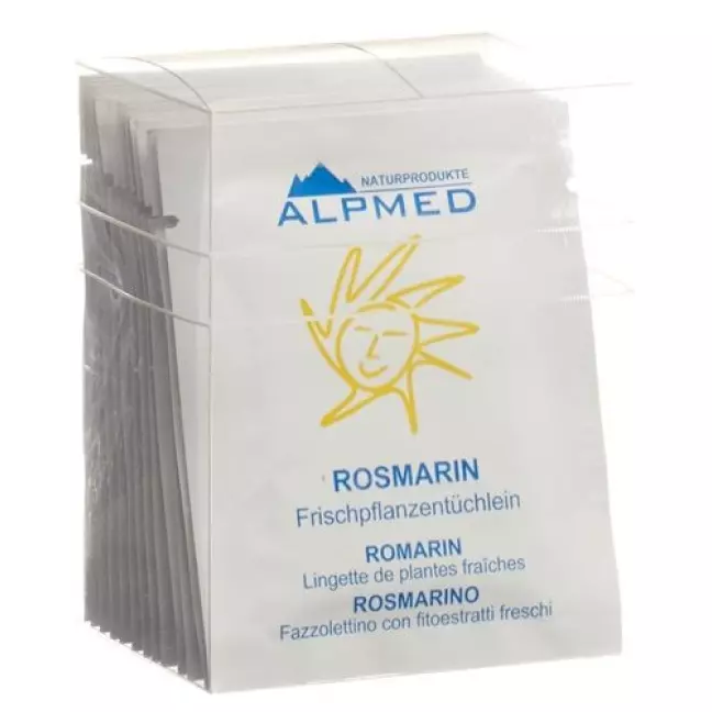 Alpmed Frischpflanzentuchlein Rosmarin 13 штук Alpmed Frischpflanzentuchlein Rosmarin 13 штук