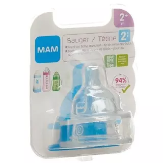 MAM Ersatzsauger бутылка размер 2 2+ Monate 2 штуки