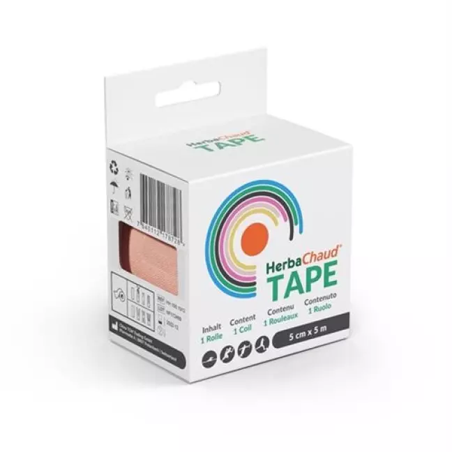 Herbachaud Tape 5смx5m Beige Herbachaud Tape 5смx5m Beige