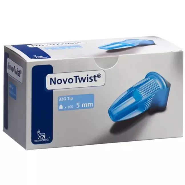Novo Twist Injektionsnadeln 5мм 32г 100 штук Novo Twist Injektionsnadeln 5мм 32г 100 штук