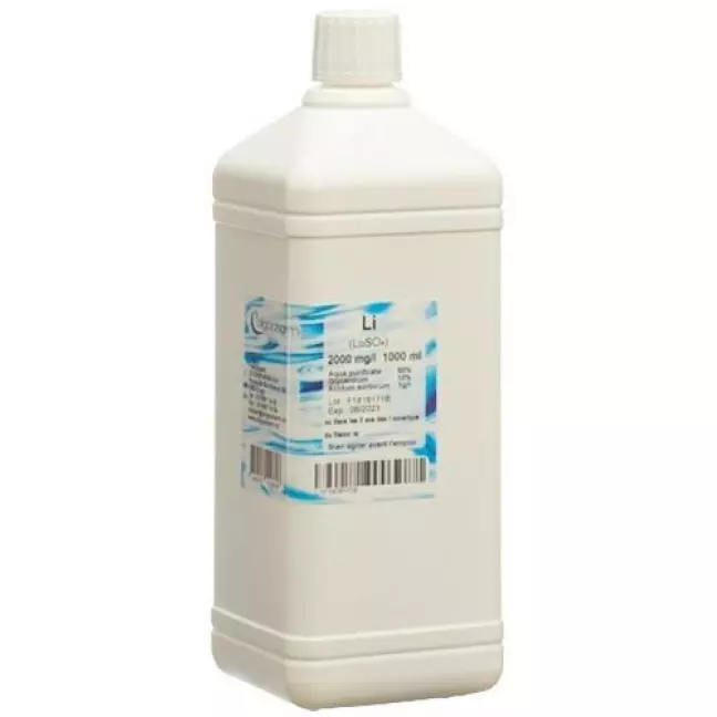 OLIGOPHARM LITHIUM 2000 MG/L OLIGOPHARM LITHIUM 2000 MG/L