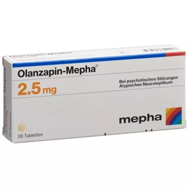 Оланзапин Мефа 2,5 мг 28 таблеток