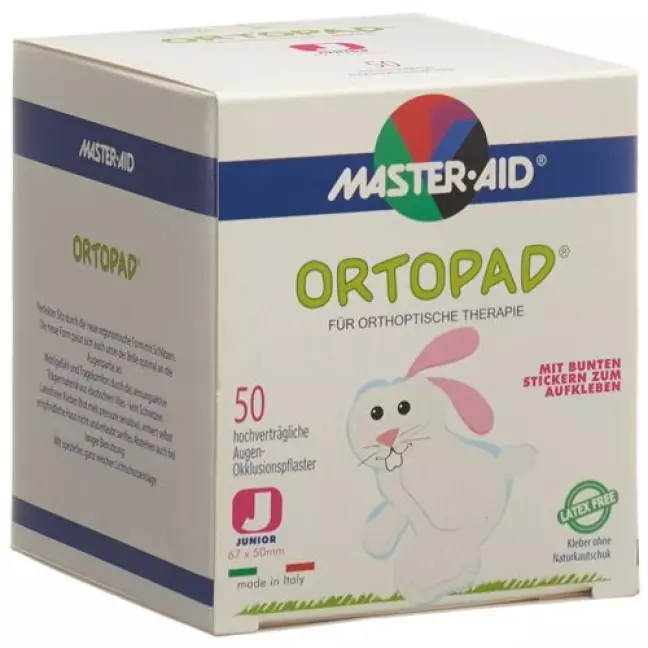 Ortopad Occlusionspflaster Junior Weiss -2j 50 штук Ortopad Occlusionspflaster Junior Weiss -2j 50 штук