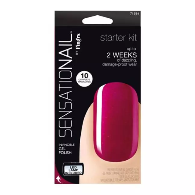 Fingrs Sensationail Starter Kit Raspberry Wine Fingrs Sensationail Starter Kit Raspberry Wine