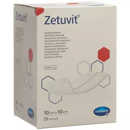 Zetuvit Absorptionsverband 10x10см Zetuvit Absorptionsverband 10x10см