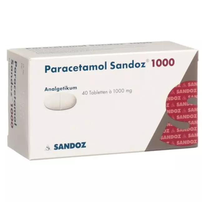 Paracetamol Sandoz 1000 mg 40 tablets Paracetamol Sandoz 1000 mg 40 tablets