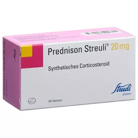 Prednison Streuli 20 mg 100 tablets Prednison Streuli 20 mg 100 tablets