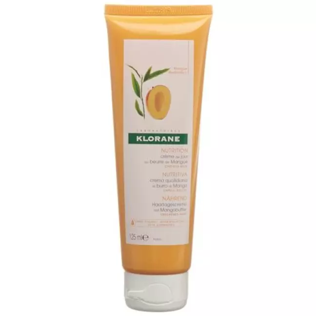 Klorane Haartagescreme ohne Auswaschen mit Mangobutter 125мл Klorane Haartagescreme ohne Auswaschen mit Mangobutter 125мл