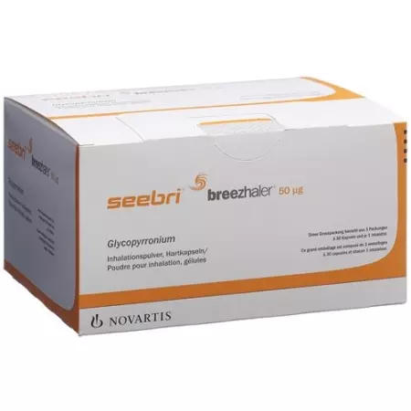 Seebri Breezhaler 50 mcg 3 X 30 Kaps Seebri Breezhaler 50 mcg 3 X 30 Kaps