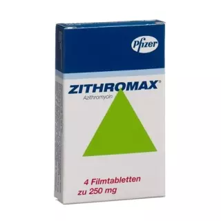Zithromax 250 mg 4 filmtablets