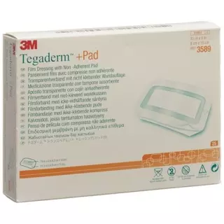 3M Tegaderm + Pad 9x15см / Wundkissen 4.5x10см 25 штук