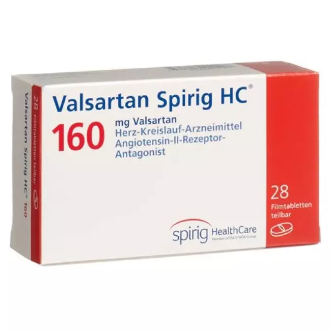 Valsartan Spirig 160 mg 28 filmtablets Valsartan Spirig 160 mg 28 filmtablets