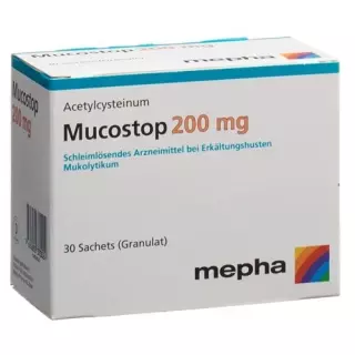 Мукостоп гранулы 200 мг 30 пакетиков