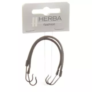 Herba Hackengummi 9.2см Schwarz 2 штуки