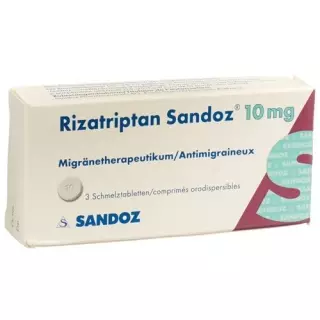 Rizatriptan Sandoz 10 mg 3 Schmelztablets