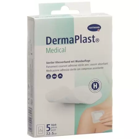 Dermaplast Medical Vliesverband 7.2x5см 5 штук Dermaplast Medical Vliesverband 7.2x5см 5 штук