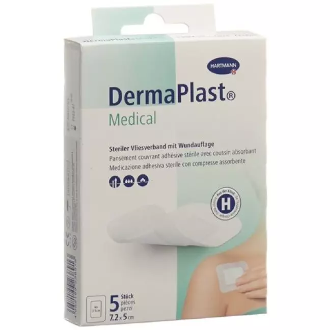 Dermaplast Medical Vliesverband 7.2x5см 5 штук Dermaplast Medical Vliesverband 7.2x5см 5 штук
