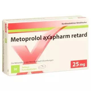 Метопролол Аксафарм Ретард 25 мг 100 таблеток