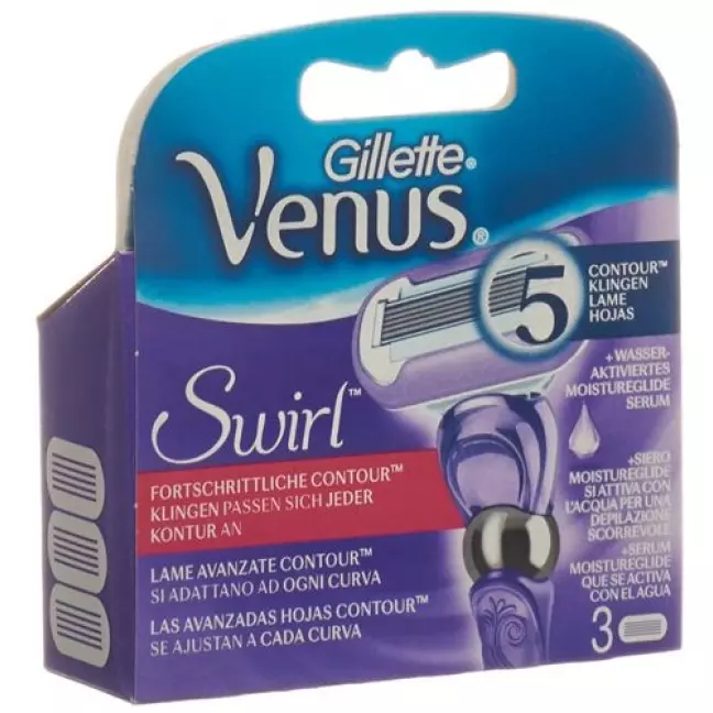 Gillette Venus Swirl Systemklingen 3 штуки Gillette Venus Swirl Systemklingen 3 штуки