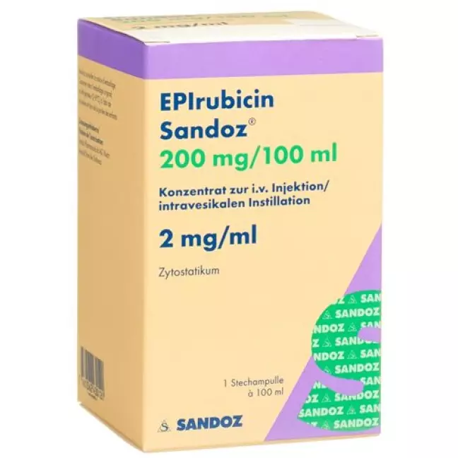 Epirubicin Sandoz 200 mg/100 ml Epirubicin Sandoz 200 mg/100 ml