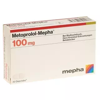 Метопролол Мефа 100 мг 30 депо таблеток