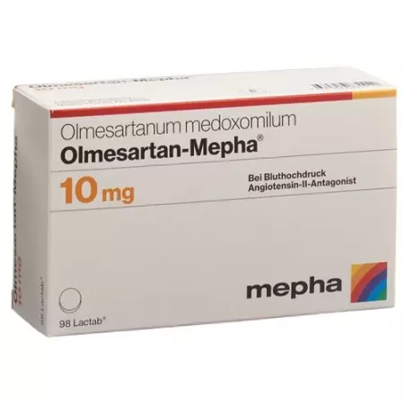 Олмесартан Мефа 10 мг 98 таблеток покрытых оболочкой