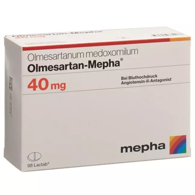 Олмесартан Мефа 40 мг 98 таблеток покрытых оболочкой