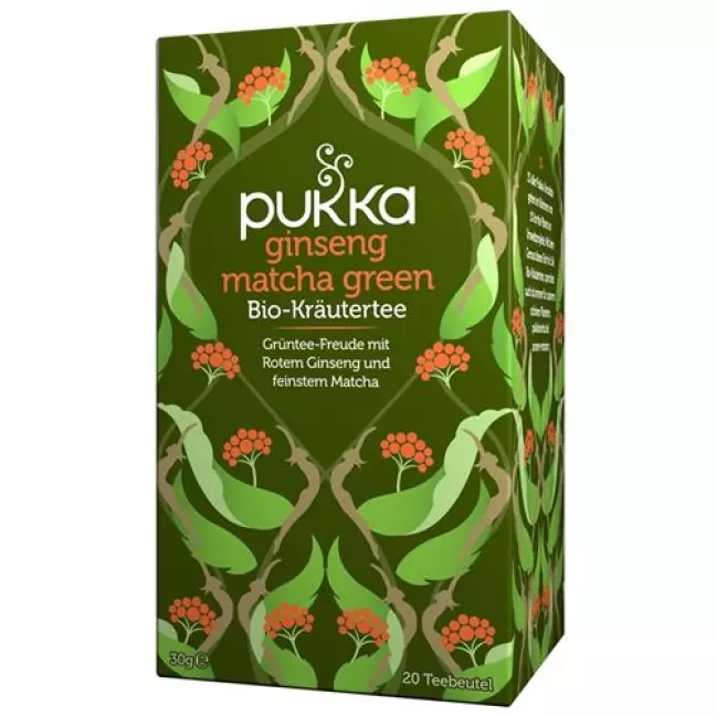PUKKA GINSENG MATCHA GREEN TEE PUKKA GINSENG MATCHA GREEN TEE