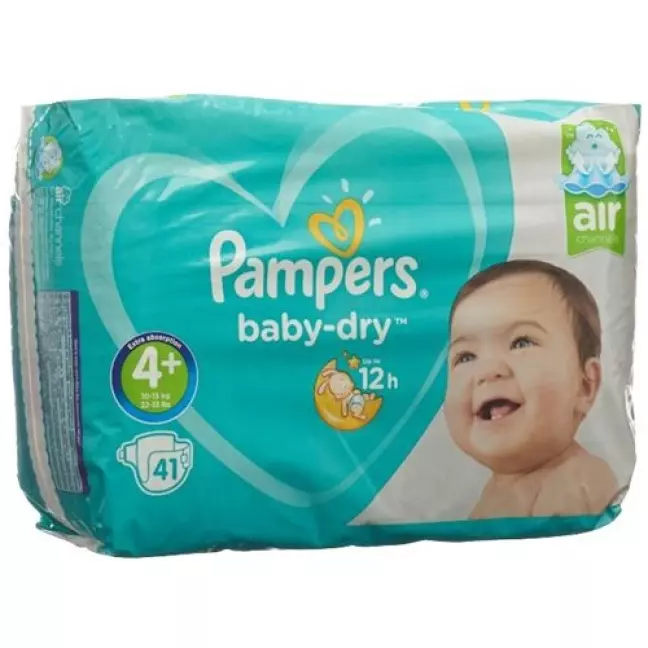 Pampers Baby Dry размер 4+ 9-20кг Maxi Pl Sparpa 41 штука Pampers Baby Dry размер 4+ 9-20кг Maxi Pl Sparpa 41 штука