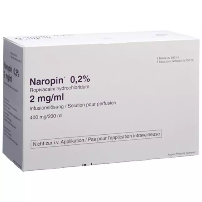 NAROPIN INJ 0.2% 200ML POLYBAG