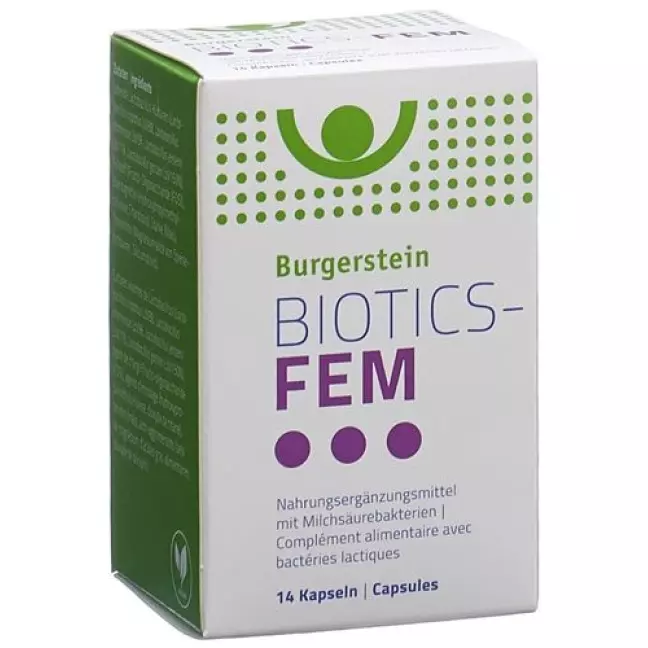 Burgerstein Biotics-Fem Kapseln 14 Stück Burgerstein Biotics-Fem Kapseln 14 Stück