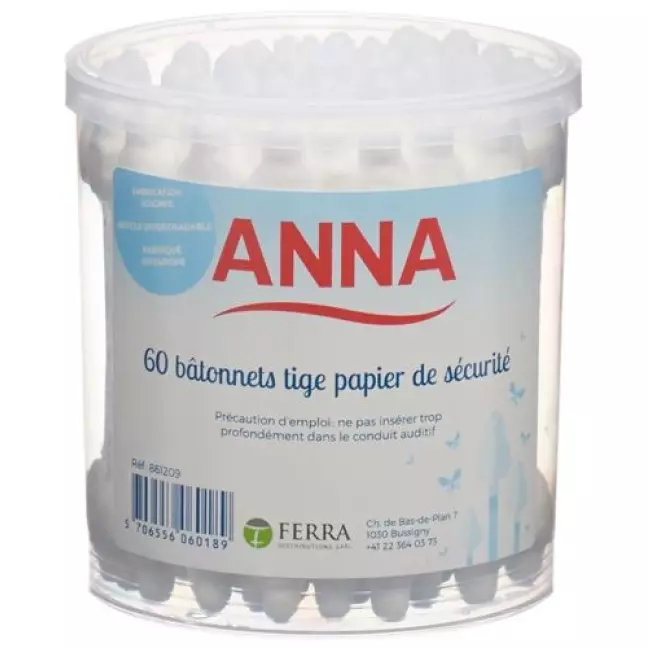 Anna Wattestabchen Sicherheit 60 штук Anna Wattestabchen Sicherheit 60 штук