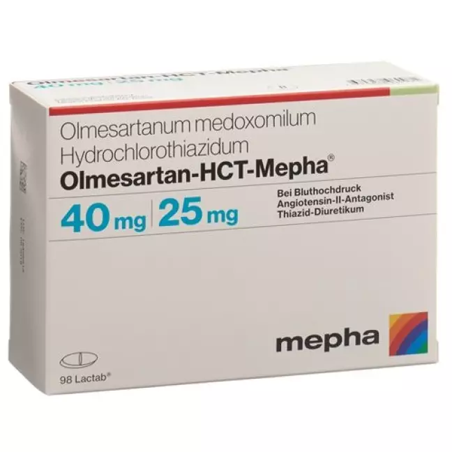 OLMESARTAN-HCT MEPHA 40/25 OLMESARTAN-HCT MEPHA 40/25