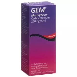 GEM MUCOLYTICUM SIRUP