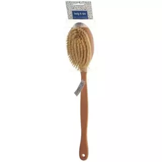 Щетка для ванны и массажа Herba с натуральной щетиной, мягкая, сертифицирована FSC.