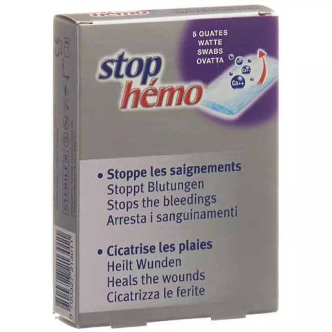 Stop Hemo Watte стерильный в пакетиках 5 штук Stop Hemo Watte стерильный в пакетиках 5 штук