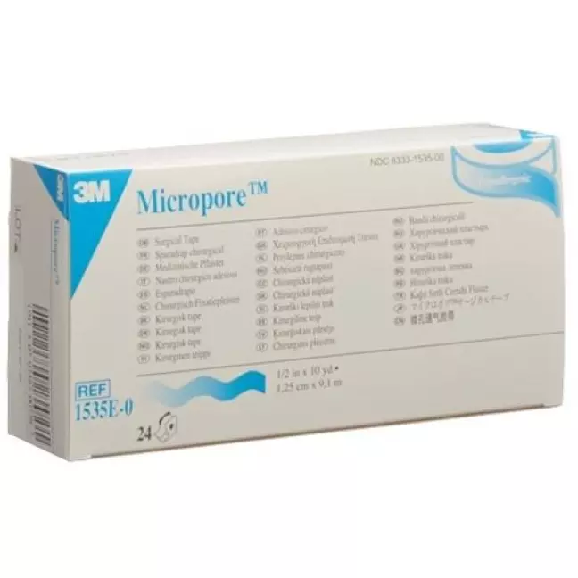 3M Micropore Vlies Heftpflaster mit диспенсер 12мм x 9.14m weiss 24 штуки 3M Micropore Vlies Heftpflaster mit диспенсер 12мм x 9.14m weiss 24 штуки
