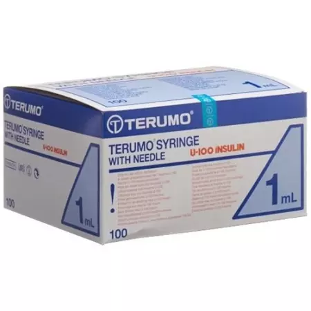 Terumo U-100 Insulin-Spritzen 26г 12x0.45мм 1мл Terumo U-100 Insulin-Spritzen 26г 12x0.45мм 1мл