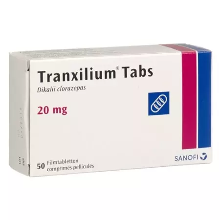Tranxilium Tabs 20 mg 50 filmtablets Tranxilium Tabs 20 mg 50 filmtablets
