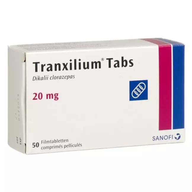 Tranxilium Tabs 20 mg 50 filmtablets Tranxilium Tabs 20 mg 50 filmtablets