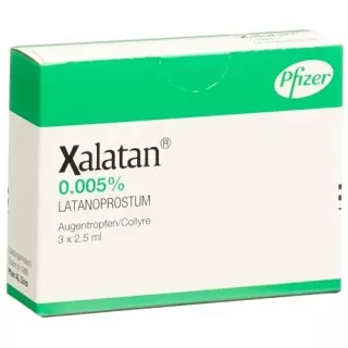 Ксалатан глазные капли 3 x 2.5 мл