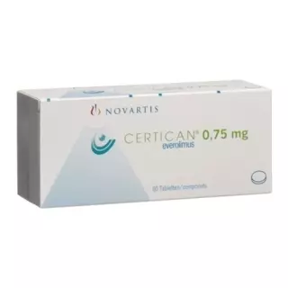 Certican 0.75 mg 6 X 10 tablets