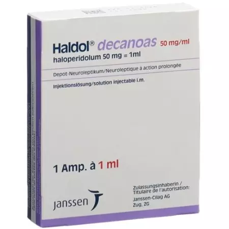 Haldol Decanoas 50 mg/ml Ampulle 1 ml Haldol Decanoas 50 mg/ml Ampulle 1 ml
