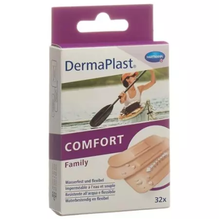 Dermaplast Comfort Family Strip Ass 32 штуки Dermaplast Comfort Family Strip Ass 32 штуки