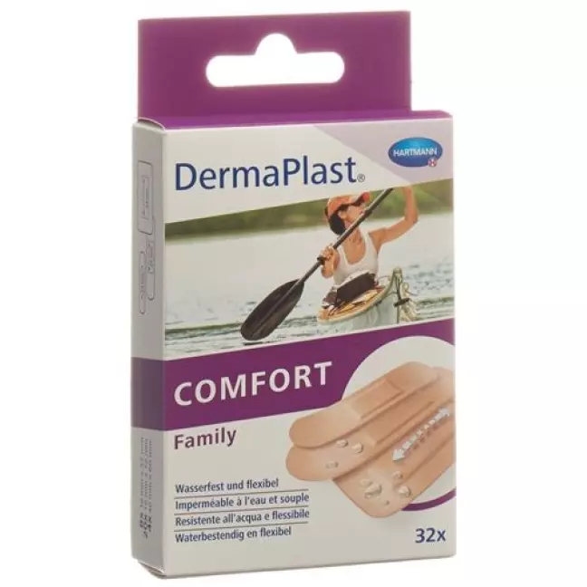 Dermaplast Comfort Family Strip Ass 32 штуки Dermaplast Comfort Family Strip Ass 32 штуки