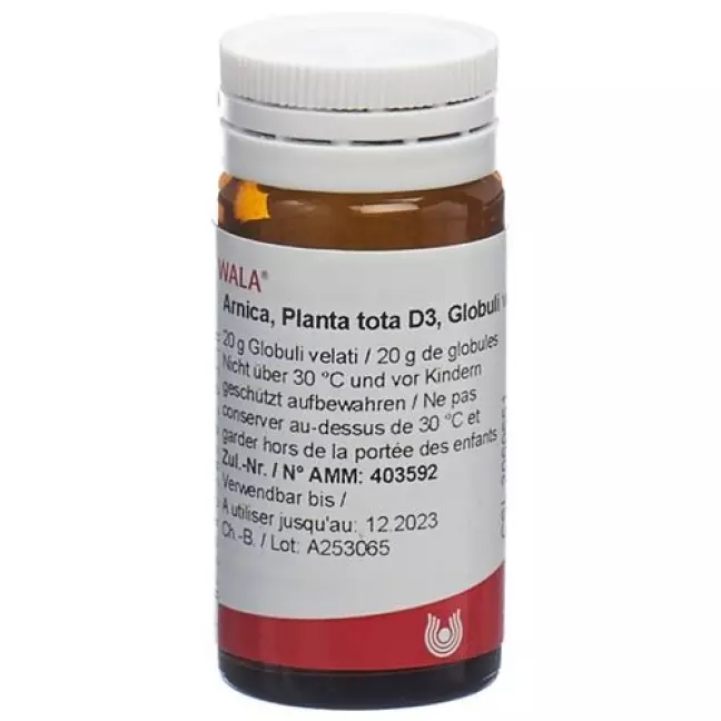 Wala Arnica E Planta Tota шарики D 3 бутылка 20г Wala Arnica E Planta Tota шарики D 3 бутылка 20г