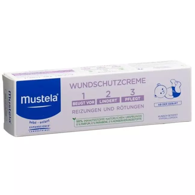 Mustela Bebe Wundschutzcreme 123 100мл Mustela Bebe Wundschutzcreme 123 100мл