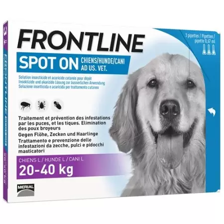 Frontline Spot On Hund L Liste D 3x 2.68мл Frontline Spot On Hund L Liste D 3x 2.68мл